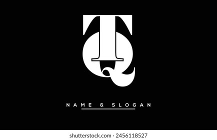 QT, TQ Abstract Letters Logo Monogram