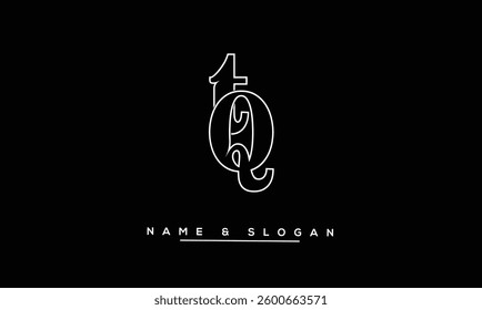 QT, TQ Abstract Letters Logo Monogram