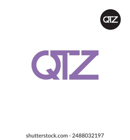 QTZ Logo Letter Monogram Design