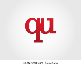 qu lowercase logotype