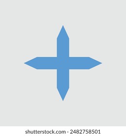  quad arrow new design vector