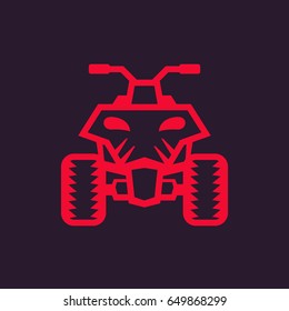 quad bike, atv icon