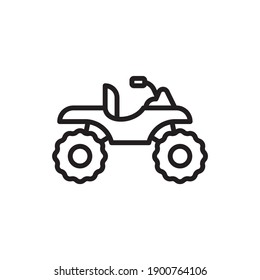 
Quad Bike icon in vector. Logotype