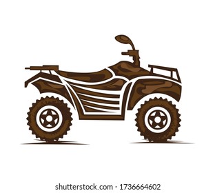 A Quad Bike Illustration Design