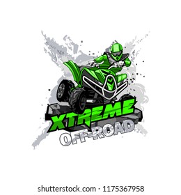 Offroad Atv Buggy Logo Extreme Race Stock Vector (Royalty Free ...