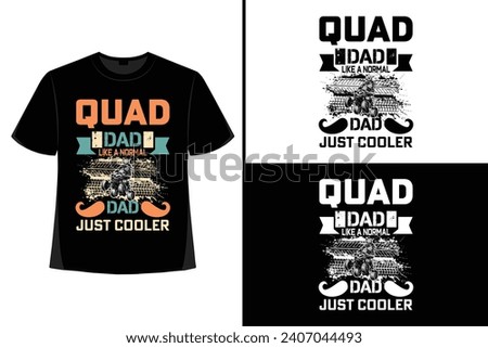 Quad Bike, xtreme ATV,  d esert adventure, off road adventure,bike creative t-shirt design, t-shirt print,Typography t- shirt design.
