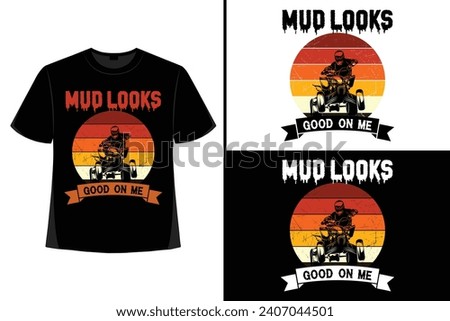 Quad Bike, xtreme ATV,  d esert adventure, off road adventure,bike creative t-shirt design, t-shirt print,Typography t- shirt design.