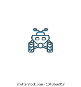 Quad icon design. Transportation icon vector illustration