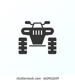 Quad  icon illustration isolated vector sign symbol