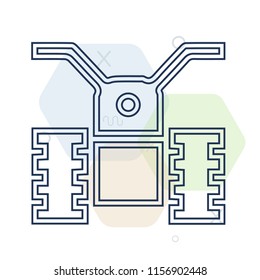 Quad icon vector can be used as png, Quad