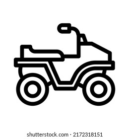 quad line icon illustration vector graphic