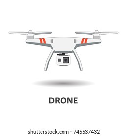 Quadcopter with action camera