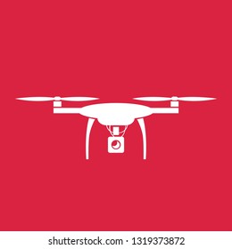 Quadcopter vector icon