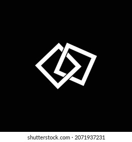 Quadrangle logo, Professional modern and trendy
