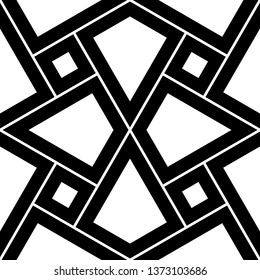 Quadrangles background. Tribal pattern.Rhombuses, kites motif. Geometric backdrop.Seamless vector.Ethnic ornament. Folk wallpaper. Digital paper, textile print, abstract