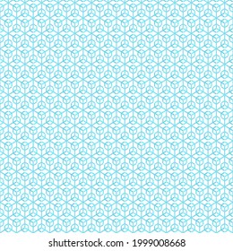 Quadrangles blue, hexagon blue backdrop. Digital paper, textile print. pattern seamless for decorating, fabric, backdrop,  beautiful gift wrapping paper, or wallpaper. Vector illustration