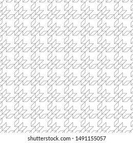 Quadrangles pattern. Geometrical wallpaper. Mosaic motif. Quadrangular figures backdrop. Geometric background. Linear ornament.Digital paper, textile print. Seamless abstract.