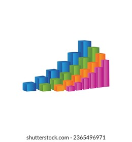 quadrant concept  diagram  logo illustration