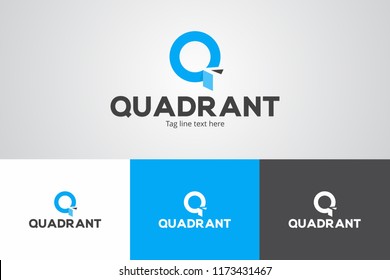 Quadrant Logo Design Template 