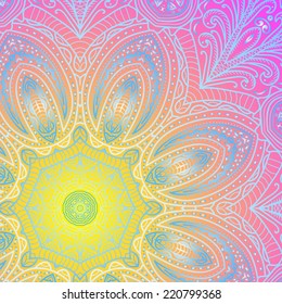 Quadrate bright varicolored pattern for design