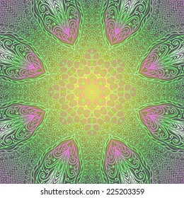 Quadrate bright varicolored pattern for design