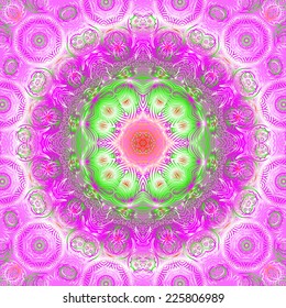 Quadrate colorful ornament for design and background