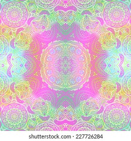 Quadrate colorful ornament for design and background