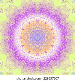 Quadrate colorful ornament for design and background