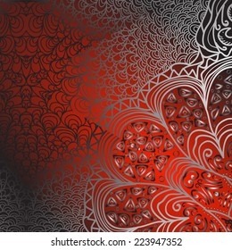 Quadrate red pattern for design