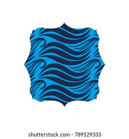 quadrate shape pattern waves backgrund