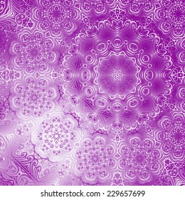 Quadrate violet ornament for design and background