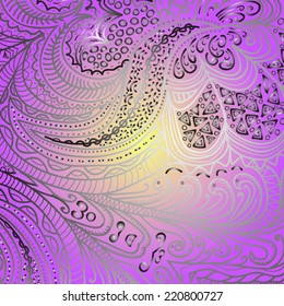 Quadrate violet pattern for design