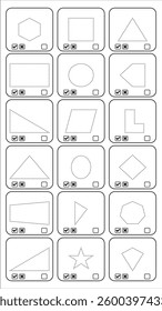 Quadrilaterals Math Vector | Geometric Shapes Chart
Educational vector featuring different quadrilaterals for math learning, geometry diagrams, and classroom materials.