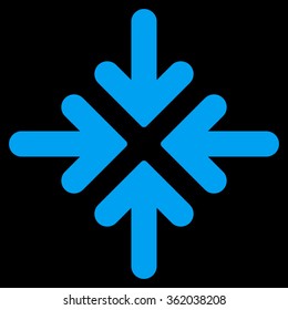 Quadro Collide Arrows Icon