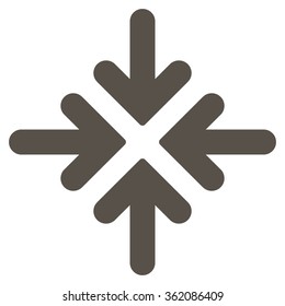 Quadro Collide Arrows Icon