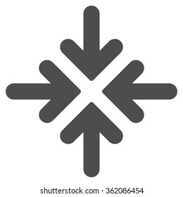Quadro Collide Arrows Icon
