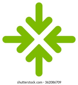 Quadro Collide Arrows Icon