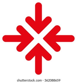 Quadro Collide Arrows Icon