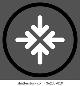 Quadro Collide Arrows Icon