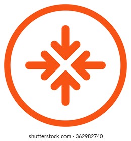 Quadro Collide Arrows Icon