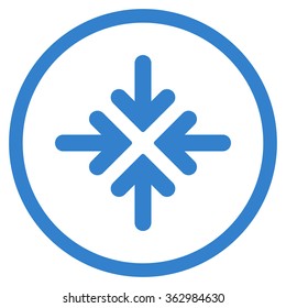 Quadro Collide Arrows Icon