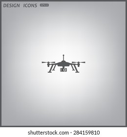 Quadrocopter. icon. vector design