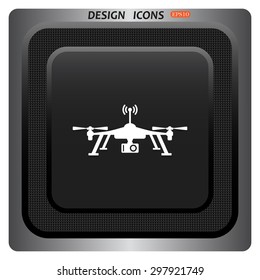 Quadrocopter. icon. vector design