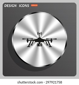 Quadrocopter. icon. vector design