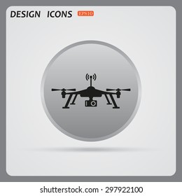 Quadrocopter. icon. vector design