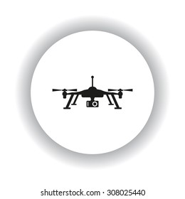 Quadrocopter. icon. vector design