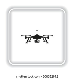 Quadrocopter. icon. vector design