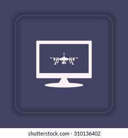 Quadrocopter. icon. vector design