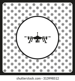 Quadrocopter. icon. vector design
