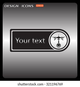 Quadrocopter. icon. vector design